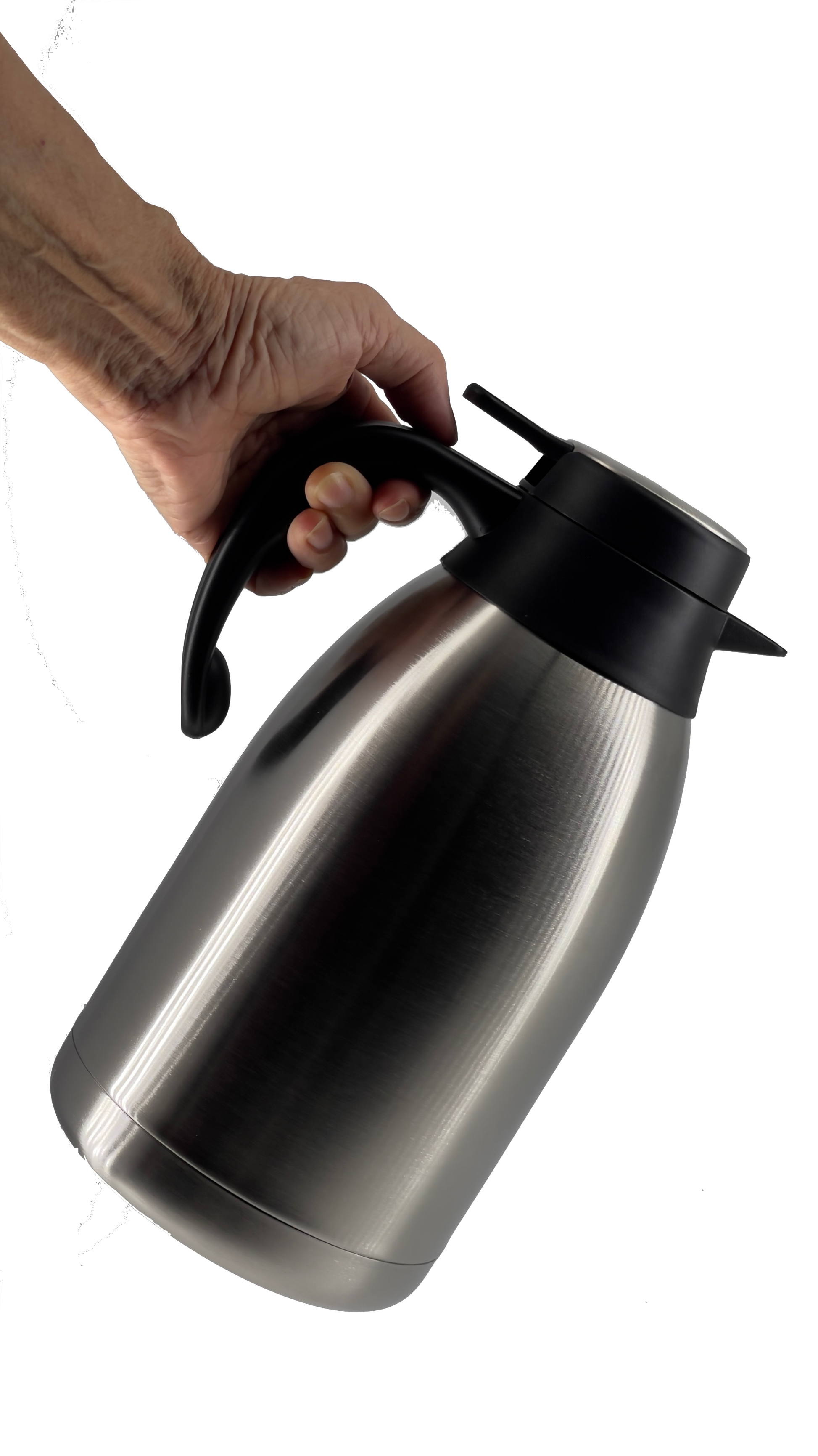 Coffee Carafe 51 Ounce Stainless Steel White Thermal Carafe Vacuum DUIERA Coffee  Pot Keep Hot/Cold 
